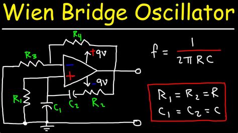 resonant frequency of wien bridge oscillator